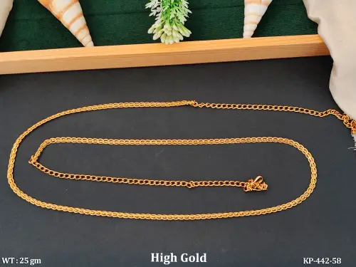 Antique Plain Designer Kamarpatta Waist Chain