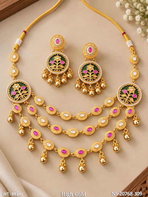 Royal Layered Necklace Set for Women, photo 2 of 2