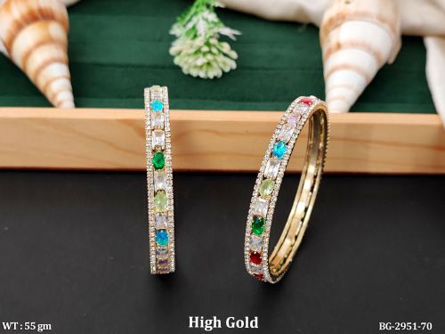 CZ Bangles Set of 2, photo 2 of 2