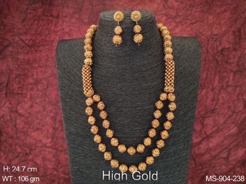 Antique Designer Fancy Style Beautiful Ethnic Beaded Long Mala Set