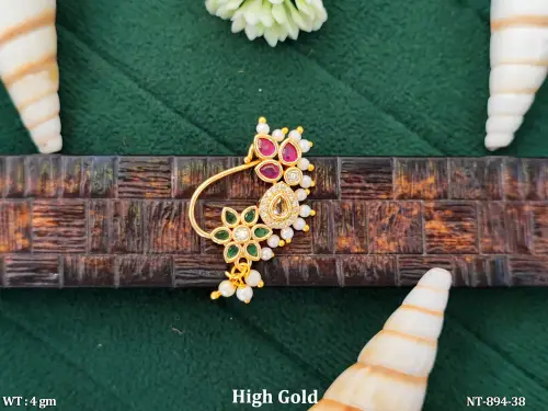 raditional Antique Nath Fancy Designer Nose Ring