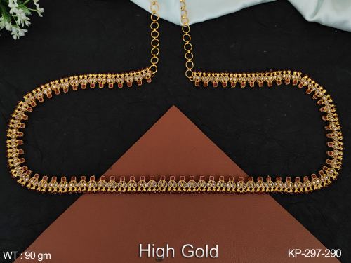 Designer High Gold Polish Fancy Desing Party wear Antique Jewellery Kamarpatta (Hip Belt)