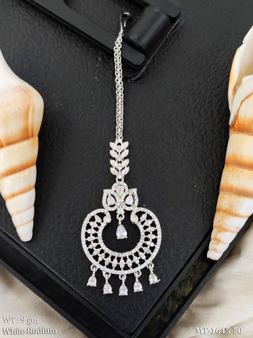 Traditional AD Maang Tikka Fancy Party Wear