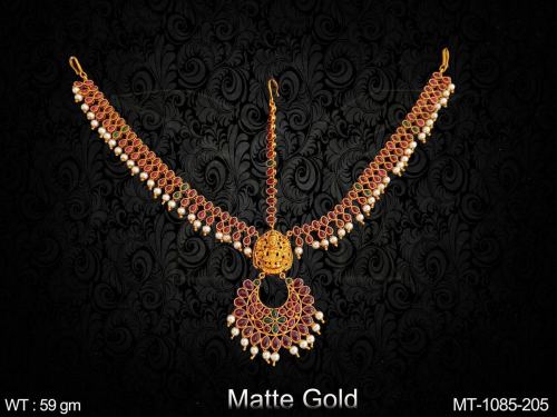 Lakshmi Stone-Studded Maang Tikka