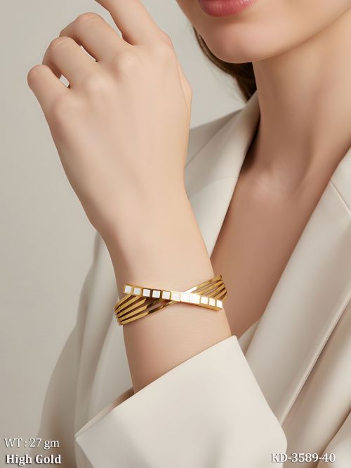 Elegant Designer Open Cuff Bracelet Party Wear Jewellery