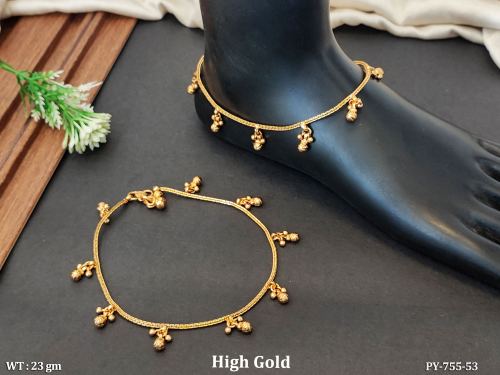 Traditional Stone-Studded Anklet, photo 2 of 2