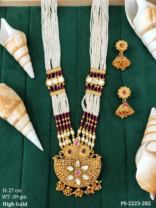 Half Circle Style Long Antique Pendant