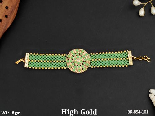 Antique Bracelet for Women in Mint Green, photo 8 of 8