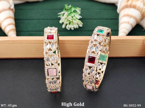 Classic AD Bangles for Women Set of 2, photo 2 of 3
