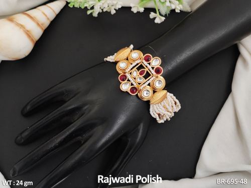 Leaf Stone-Studded Bracelet for Women, photo 2 of 2