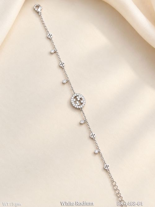 Classic AD Bracelet in White Finish, photo 2 of 2