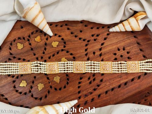 Antique Jewellery Designer High Gold Polish Hair Accessories  