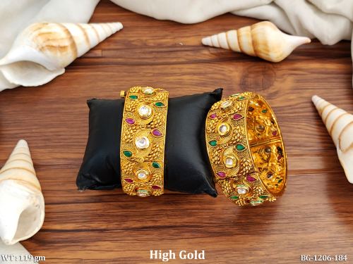 Leaf Bangles for Women Set of 2