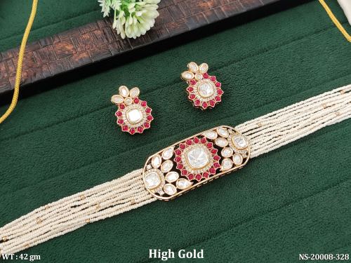 Kundan Necklace Set for Women, photo 2 of 3