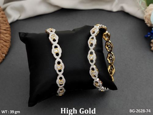 Festive Bangles with American Diamond Stones