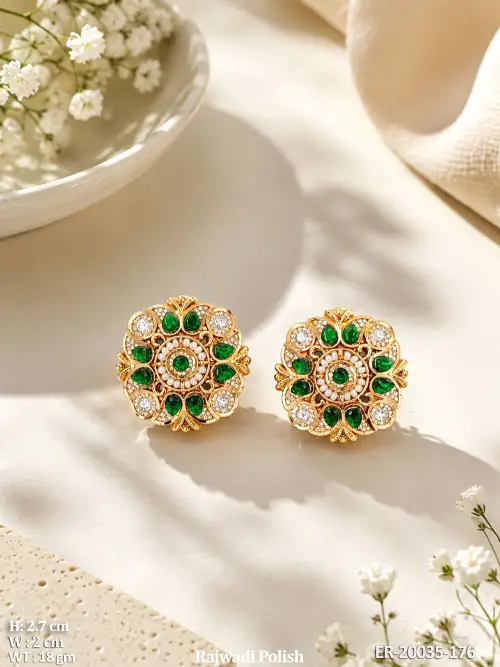 Floral Pearl Earrings for Women