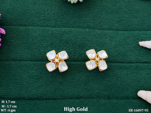 Stone-Studded Earrings for Women