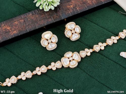 Ethnic Stone-Studded Jewellery Set, photo 2 of 3