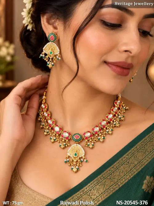 Antique Rajasthani Designer Necklace Set