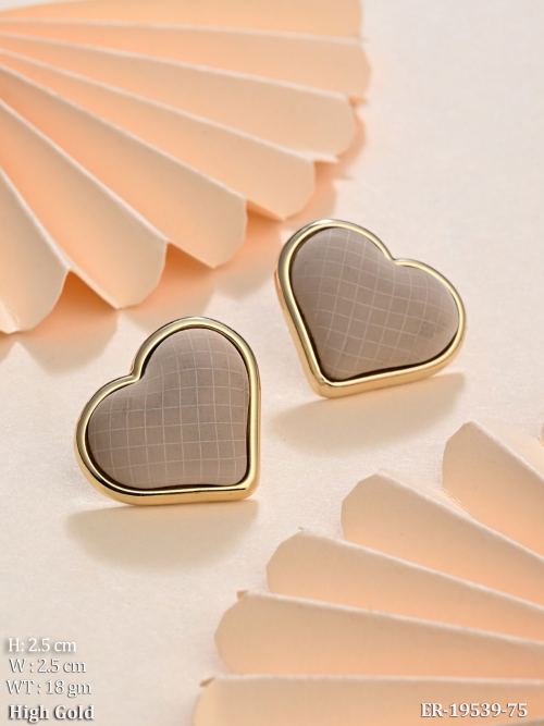 Western Heart Stud Earrings, photo 2 of 2