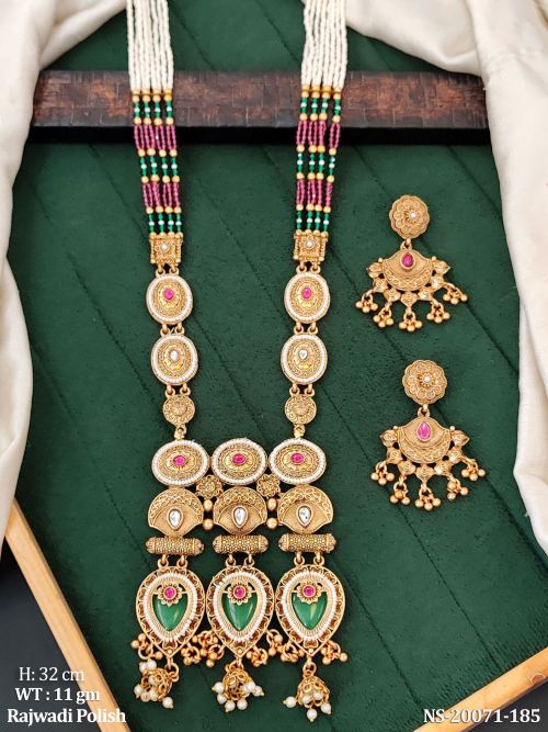 Beaded Necklace Set with Earrings with Pearls, photo 2 of 2