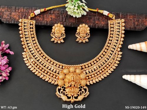 Bridal Temple Necklace Set for Women