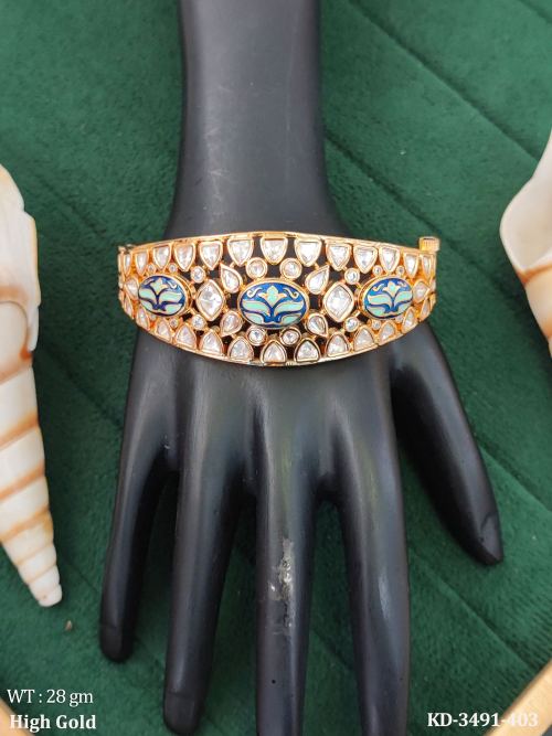 Royal Kundan Meenakari Style Kada for Women