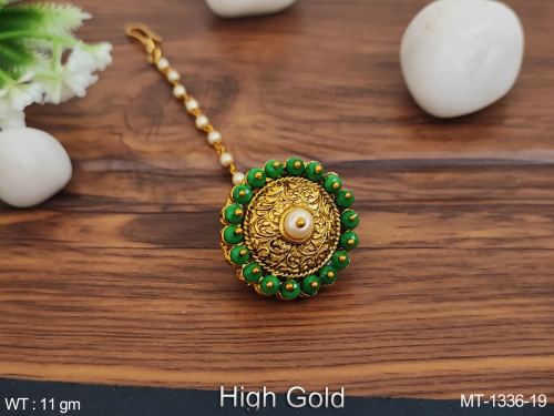 Antique Tikka in Green, photo 2 of 3