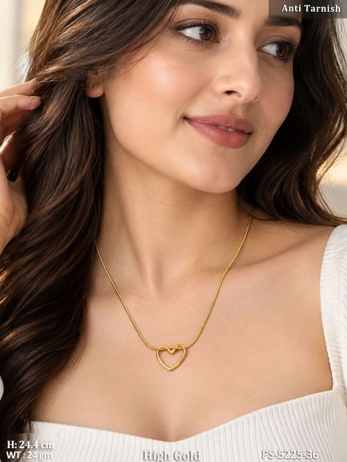 Heart Pendant Set for Women