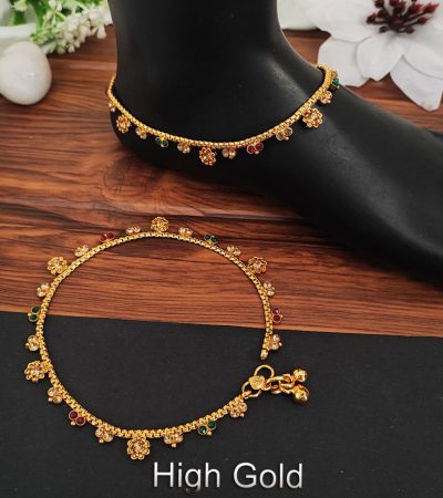 Classic Elegance Antique Payal with a Past and a Story to Tell