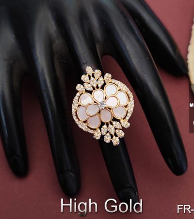American Diamond Rings for Female | American Diamond Finger Ring by Niscka
