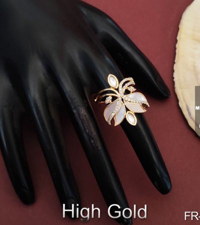 Women Brass Designer American Diamond Finger Rings at Rs 665/piece in Mumbai